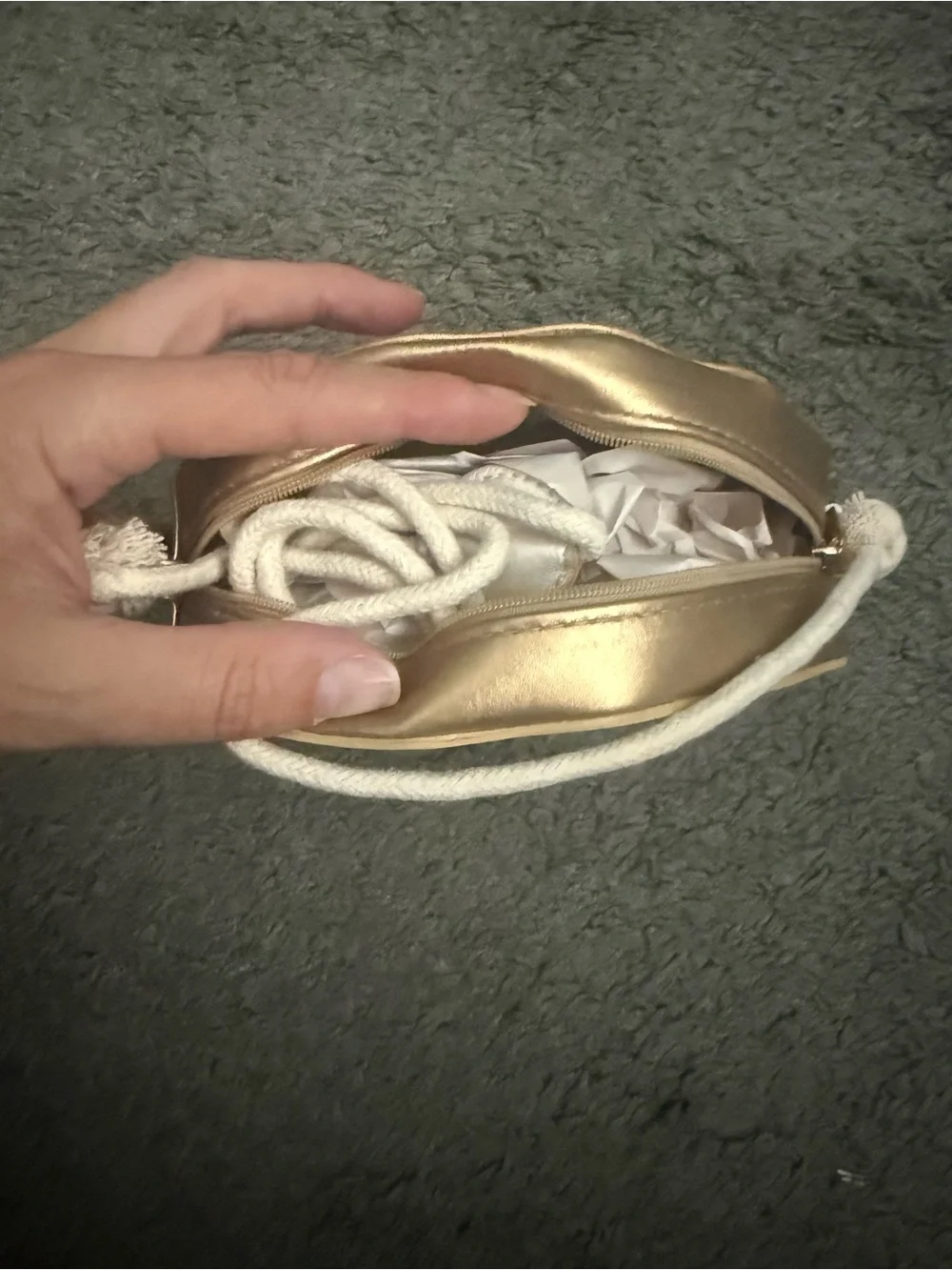 Mimi & Lula Metallic Seashell Crossbody Bag
